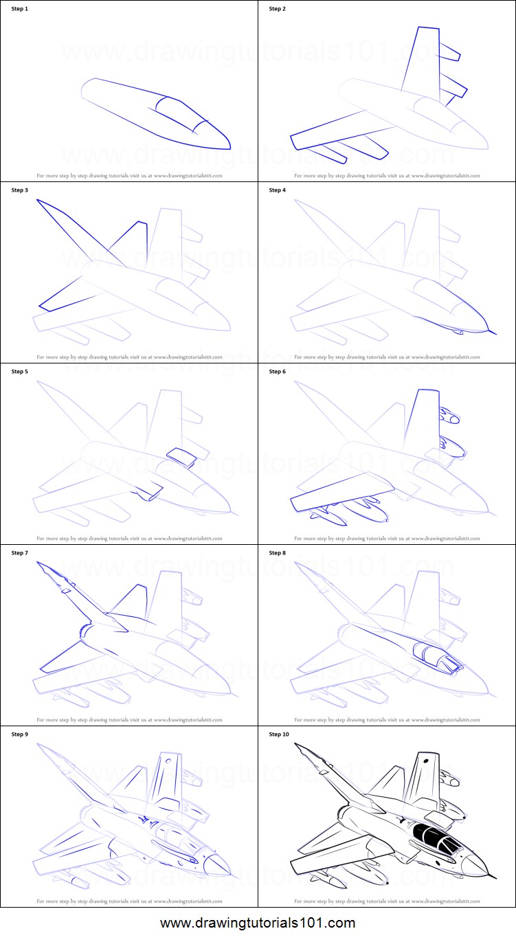 How to Draw Panavia Tornado Aircraft RB199 Jet Printable Drawing Sheet by DrawingTutorials101