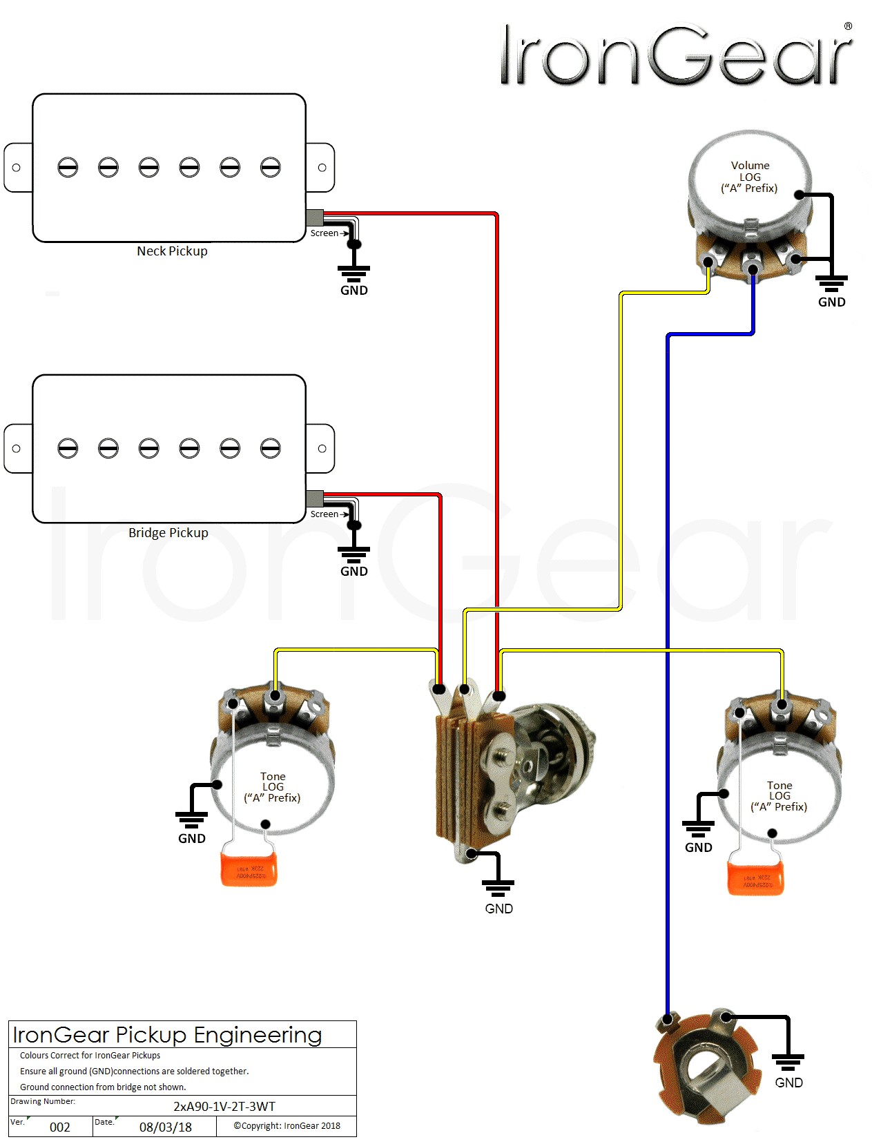 Hum 2 Pickup Wiring Diagrams Wiring Diagram Operations 2 Single Coil Pickup Wiring Diagram 2 Pickup Wiring Diagram