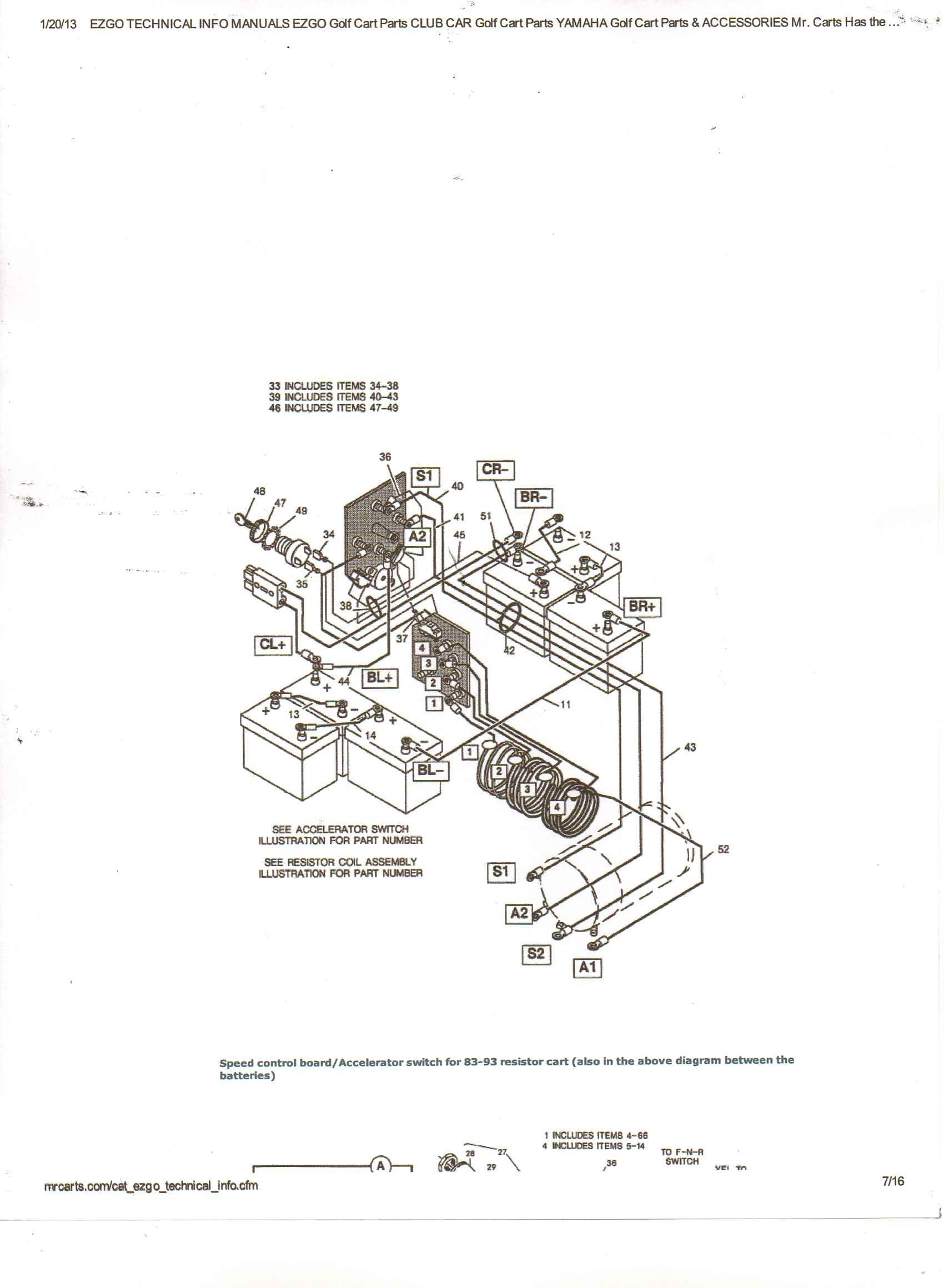 1992 Ez Go Wiring Diagram Wiring Diagrams Bib 1992 Ez Go Gas Golf Cart Wiring Diagram 1992 Ez Go Wiring Diagram