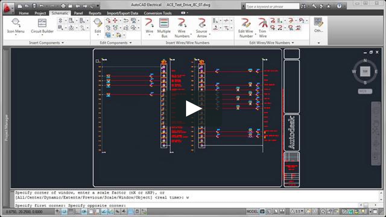 1 AutoCAD Electrical 2012 JIC Symbol Libraries Electrical Drafting Features on Vimeo