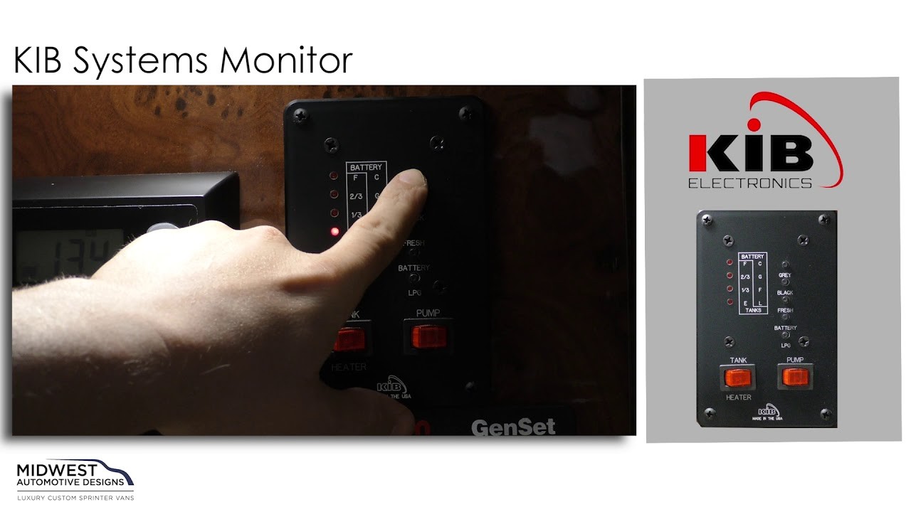 Monitoring Your Luxury Custom Van with the KIB Systems Monitor