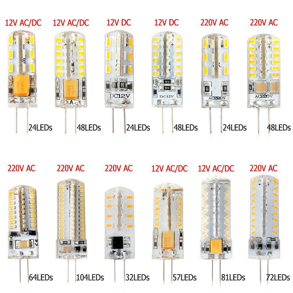 TSLEEN G4 LED Bulb AC DC 12V 220V 3w 5w 6w 8w 9w Replace 10w 20w 30w 40w Halogen Light 360 Beam Angle G4 Christmas LED Lamp Led Light Bulbs For Home