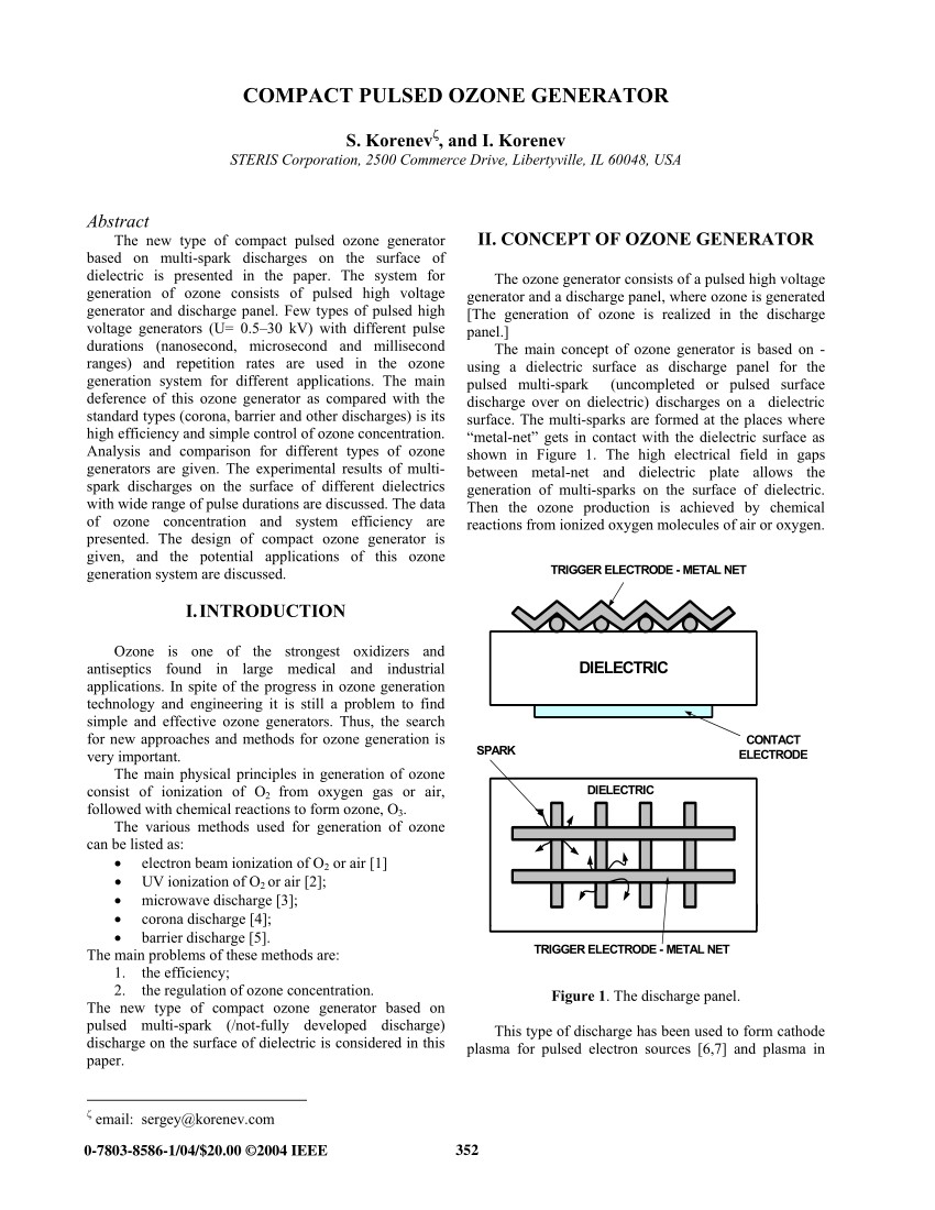 PDF pact pulsed ozone generator