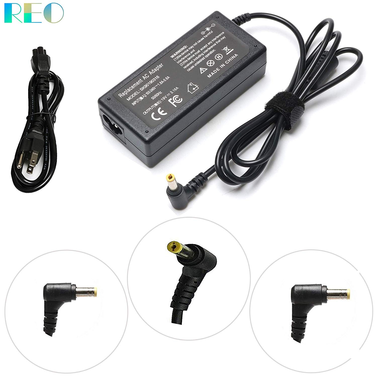 AC Adapter Charger for Toshiba Satellite C55DT C55T C75 C75D C50 C55 C55D C650D C655D C850D C855 C855D C875D C55 B5240X C55 C5241 C55 A5100 C55T A5222