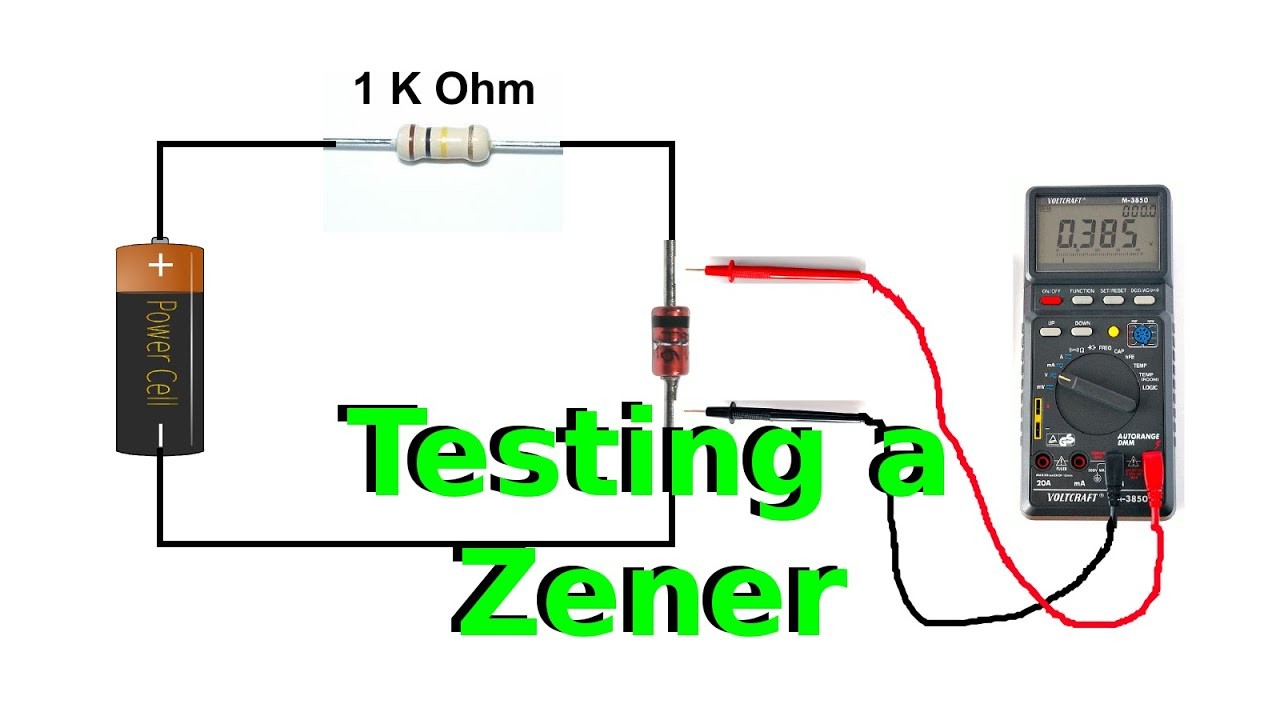 How to Test the Voltage of a Zener Diode