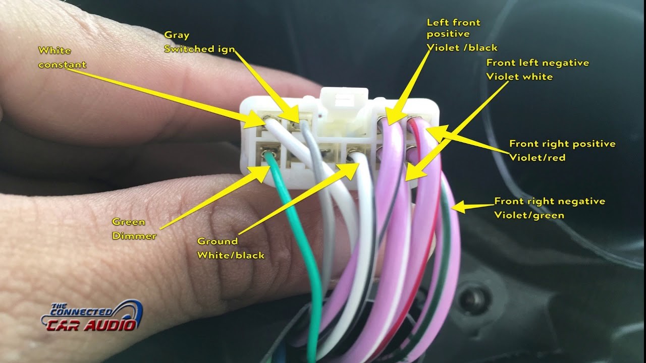 Toyota Ta a stereo wiring diagram 2016 and up