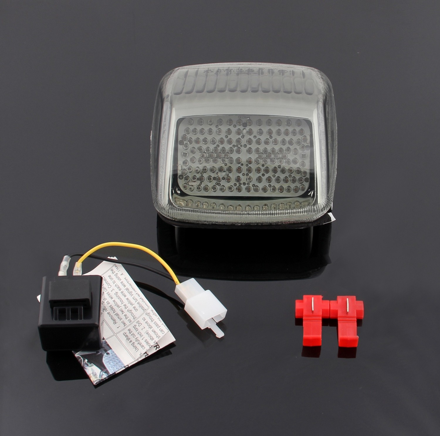 Details about Smoke LED Taillight integrated Turn Signals Fit For Deuce All Year UE