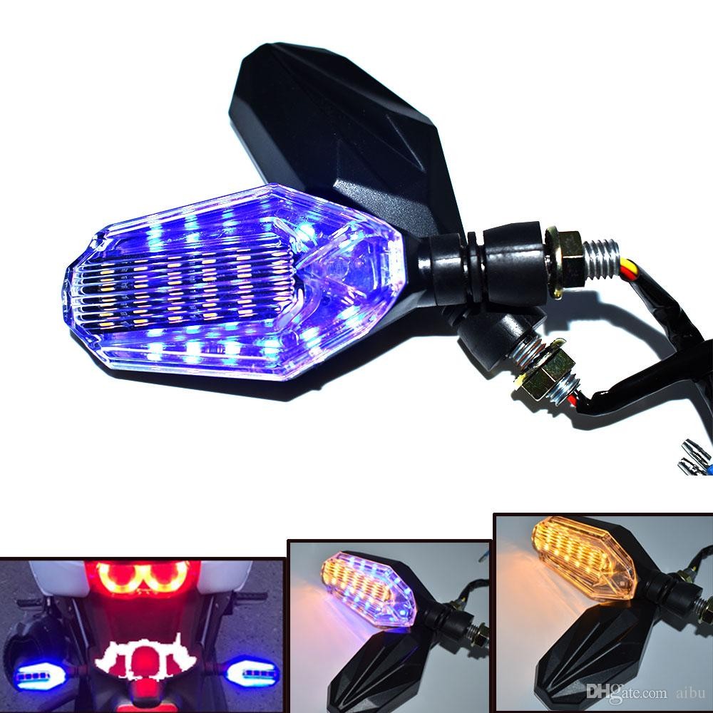 2019 For Motorcycle LED Lights Signal Lights Back Lights For Kawasaki Ninja ZX 6R ZX7R High Brightness ZX9R ZX10R ZX12R ZX14R From Aibu $13 07