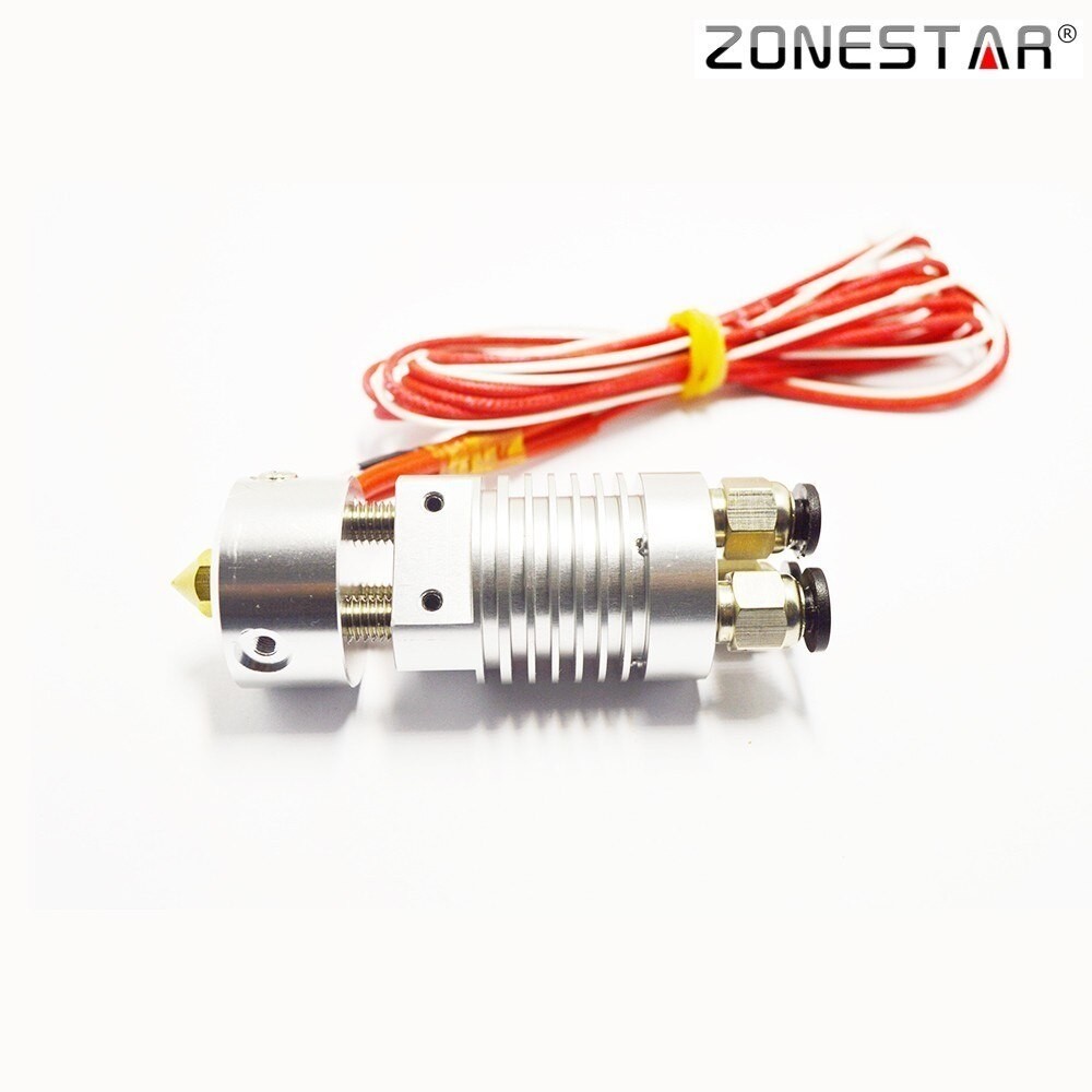 ZONESTAR 3 IN 1 OUT Hotend Nozzle 0 4mm 3D Printer Parts Extruder