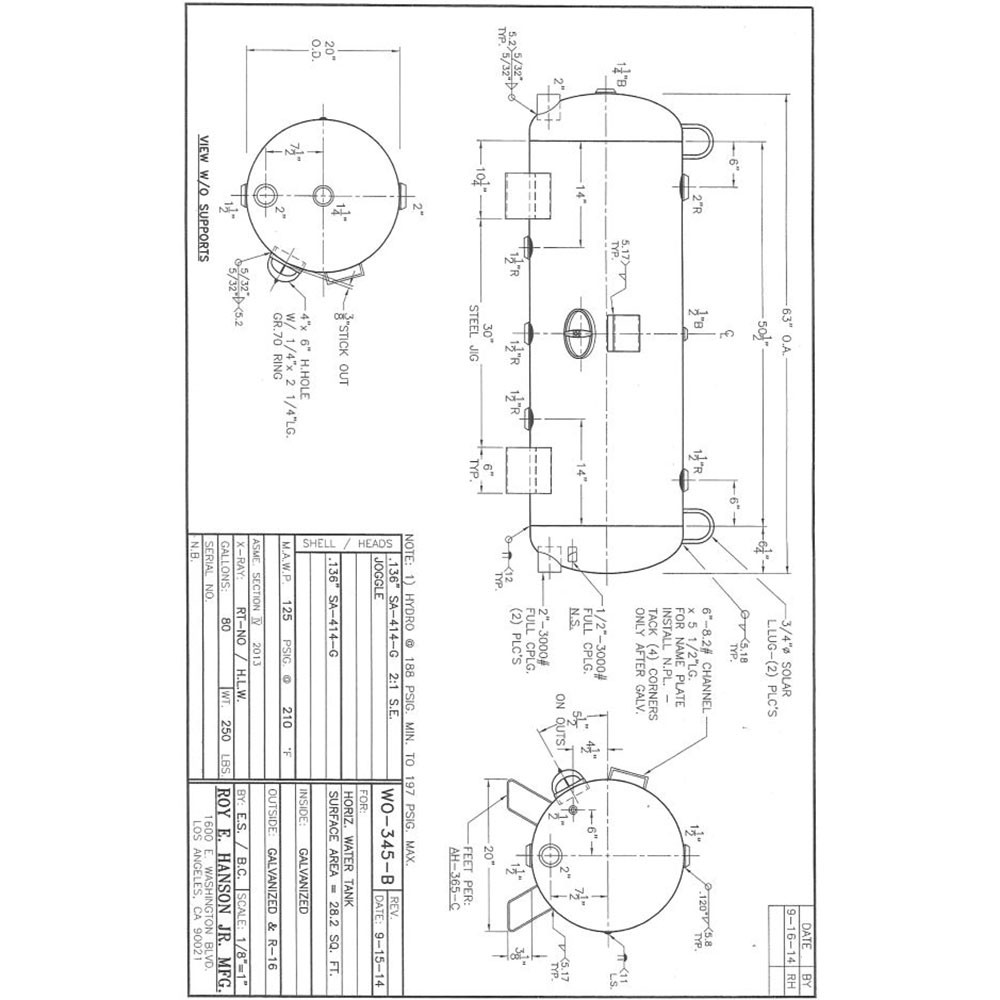 wo345b asme drawing