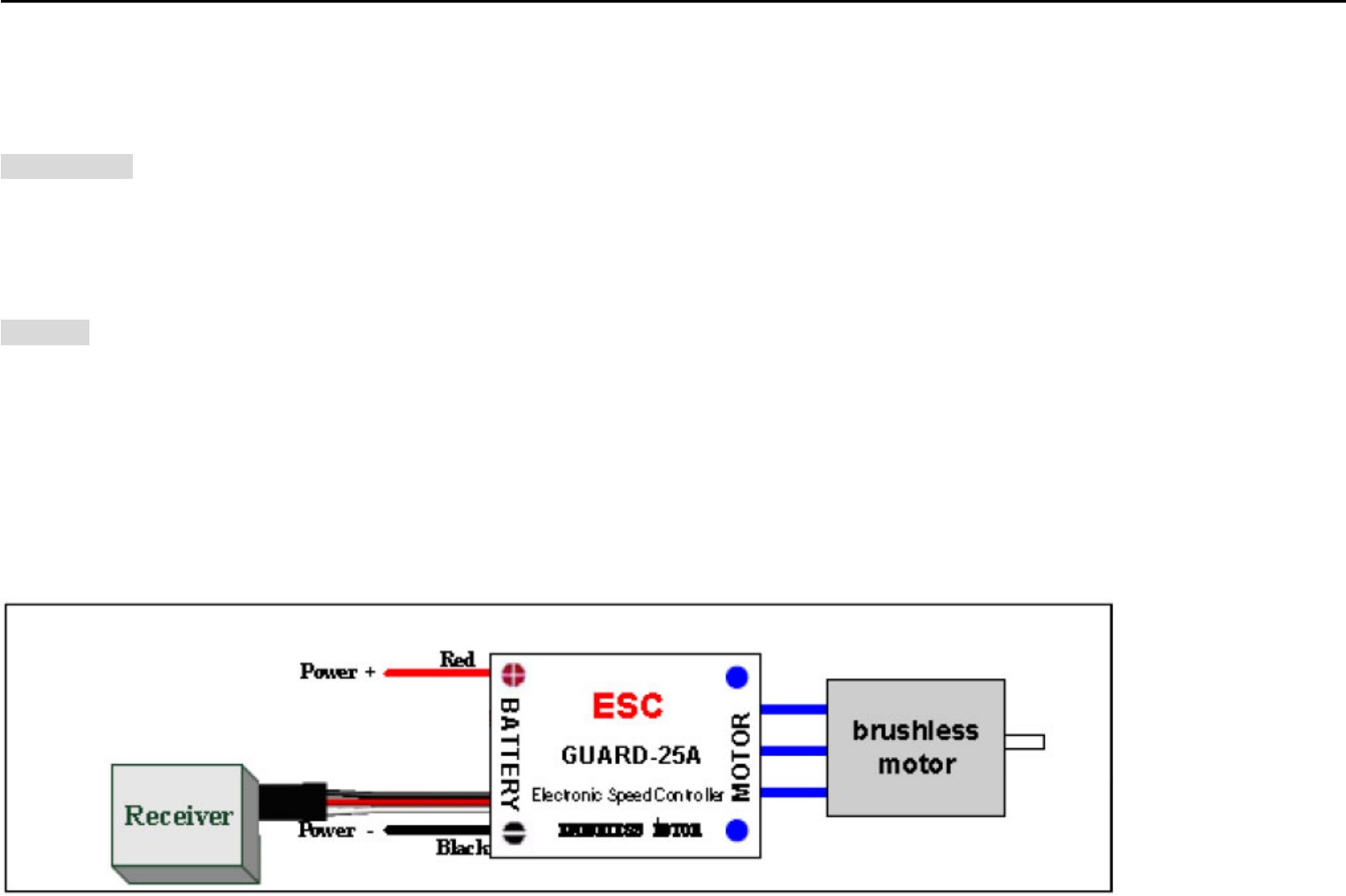 Brushless Esc Wiring Diagram