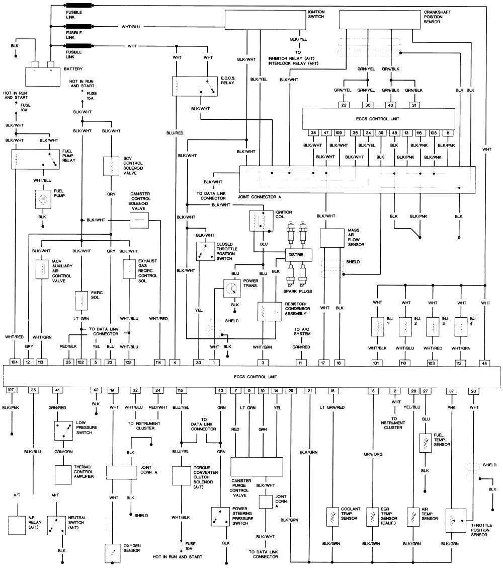86 nissan wiring diagram basic electronics wiring diagram