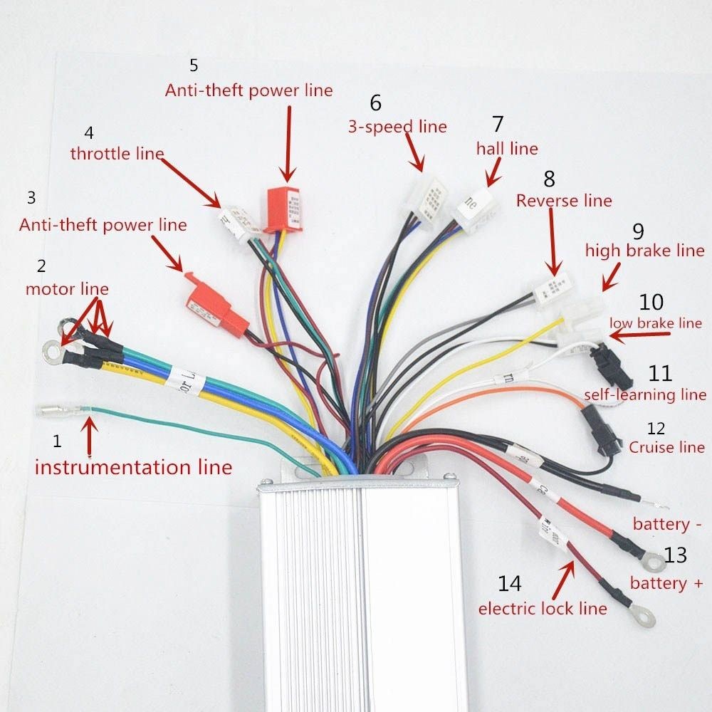 Electric Bike Controller Schematic Wiring Diagram Image