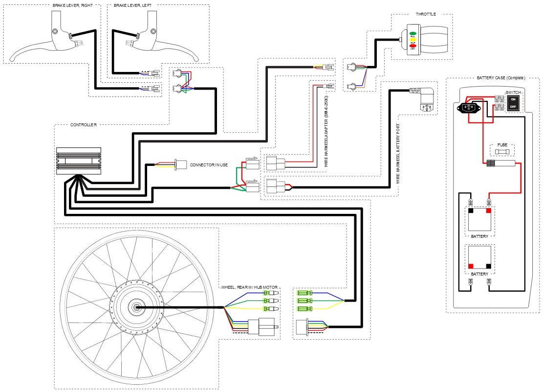 Electric Bike Controller Schematic