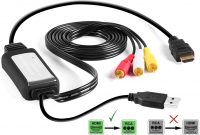 Hdmi to Av Wire Diagram Inspirational Hdmi to Rca Cable Converts Digital Hdmi Signal to Analog Rca Av – Works W Tv Hdtv Xbox 360 Pc Dvd &amp; More – All In E Converter Cable Saves You Money