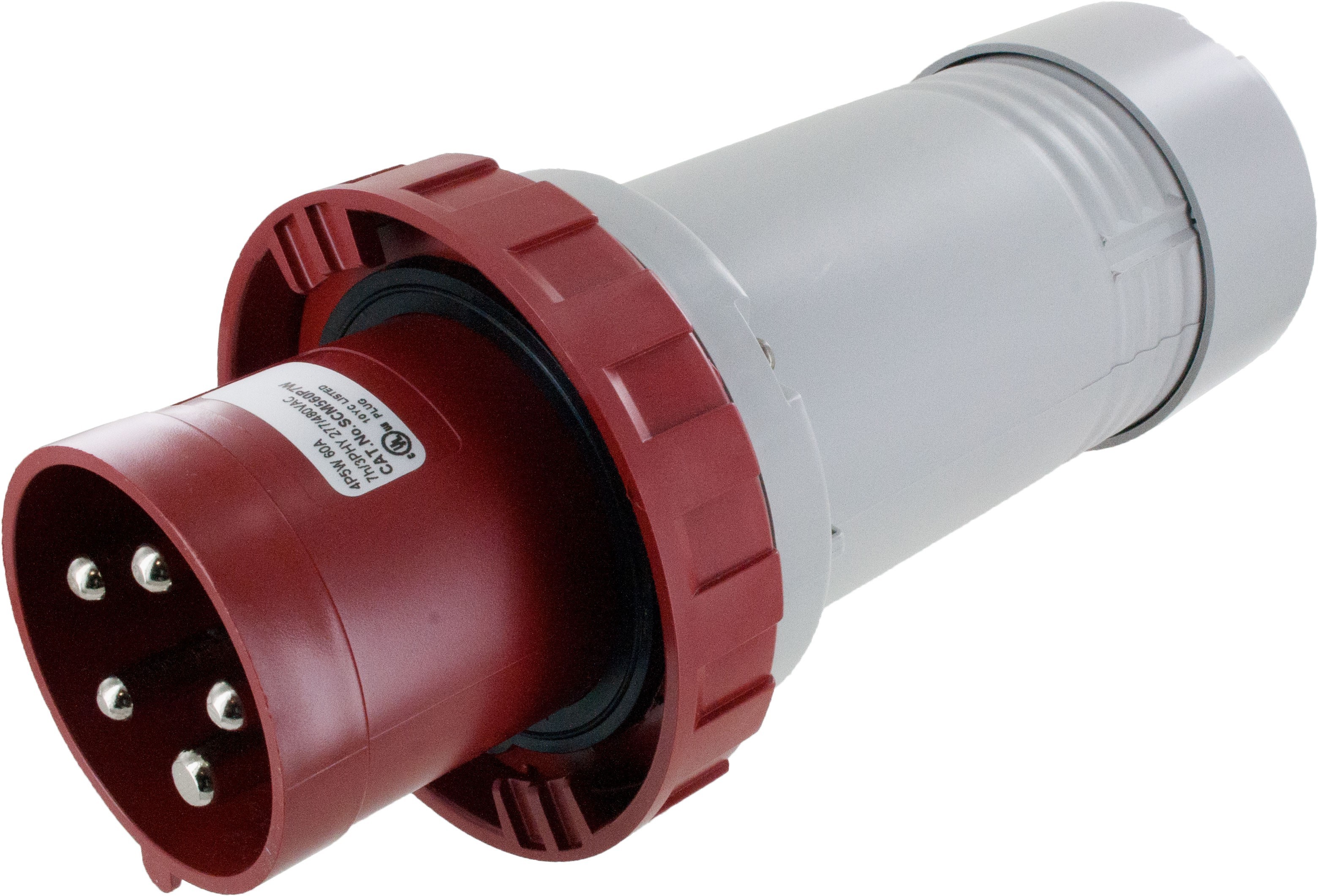 scm560p7w pin sleeve plug 60 and red