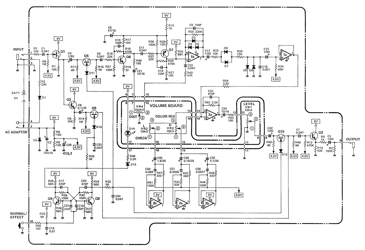 pedale fx56b wiring diagram guitar basic electronics wiring diagram