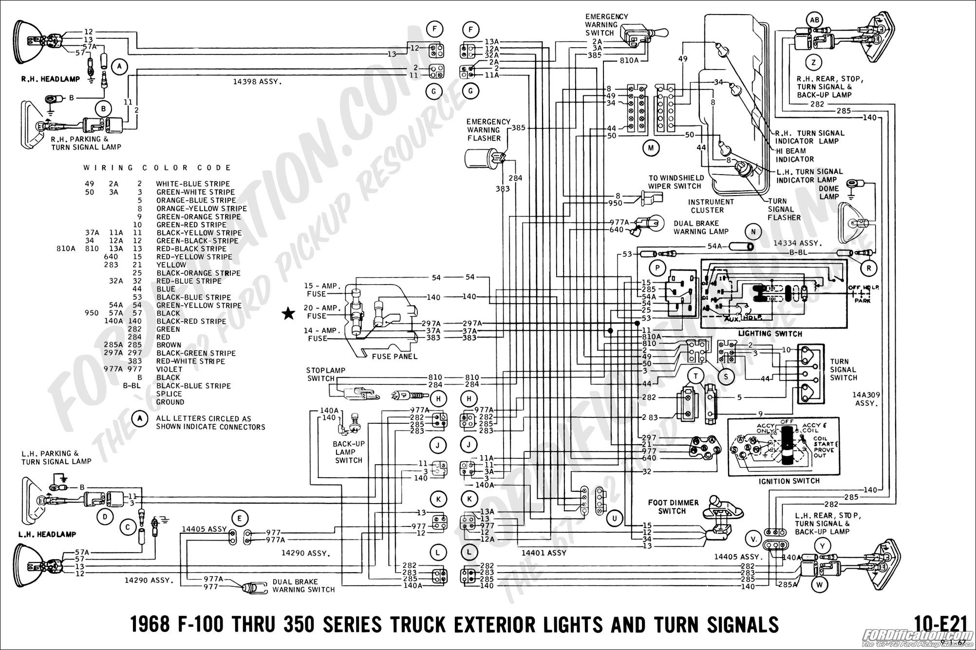 turn signal circuit diagram ford truck technical drawings and schematics section h wiring of turn signal circuit diagram