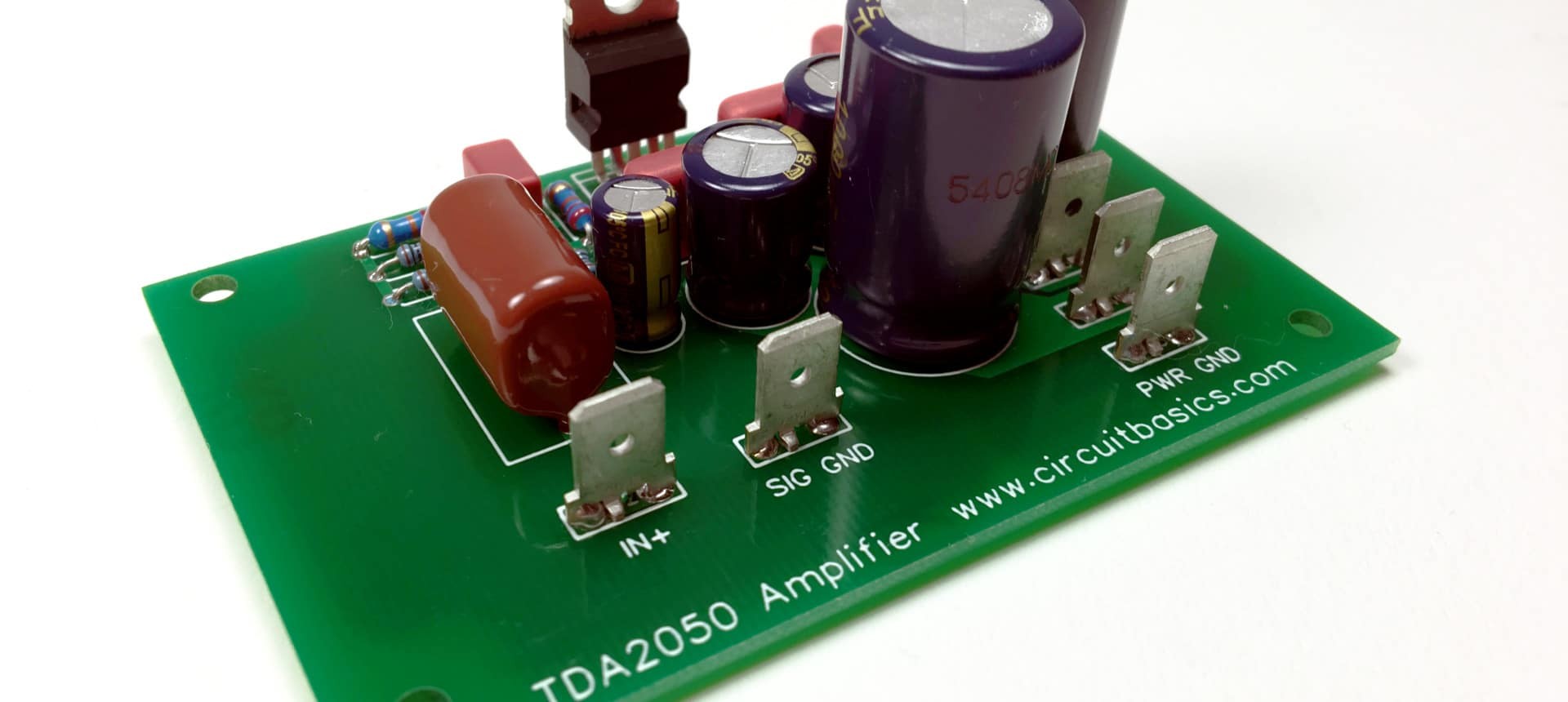 plete TDA2050 Amplifier Design and Construction Assembled Amp 1920x860