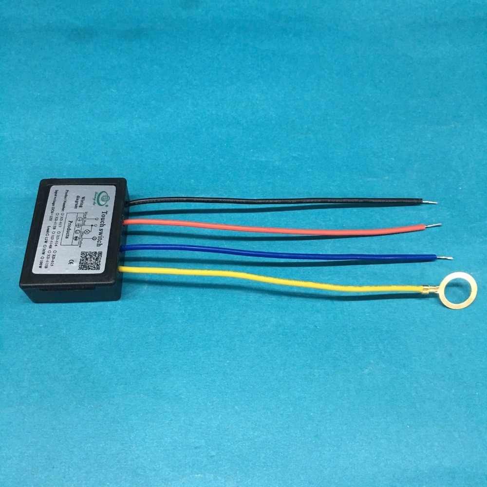 XD 613 ON OFF Touch Switch for Metal Body LED Lamp Light 6 12VDC 12W q50