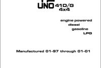 Wireing Diagram for A 1998 41 G Snorkl Man Lift Luxury Uno 41 Disel Gas 4x4 Manual Screw Carburetor