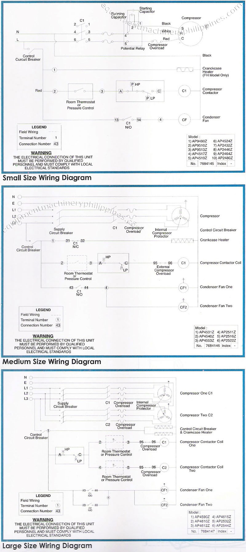 05 Tecumseh Packaged Refrigeration Condensing Unit Wiring Diagram