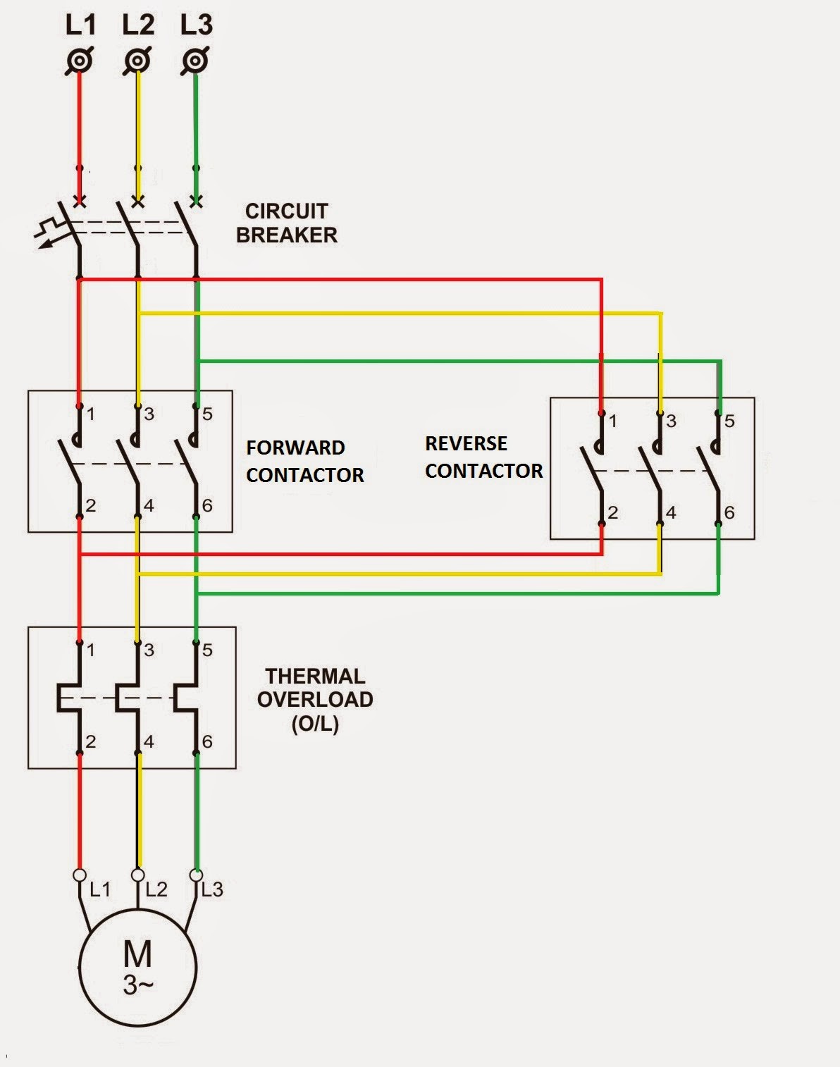 wiring diagram forward stop reverse