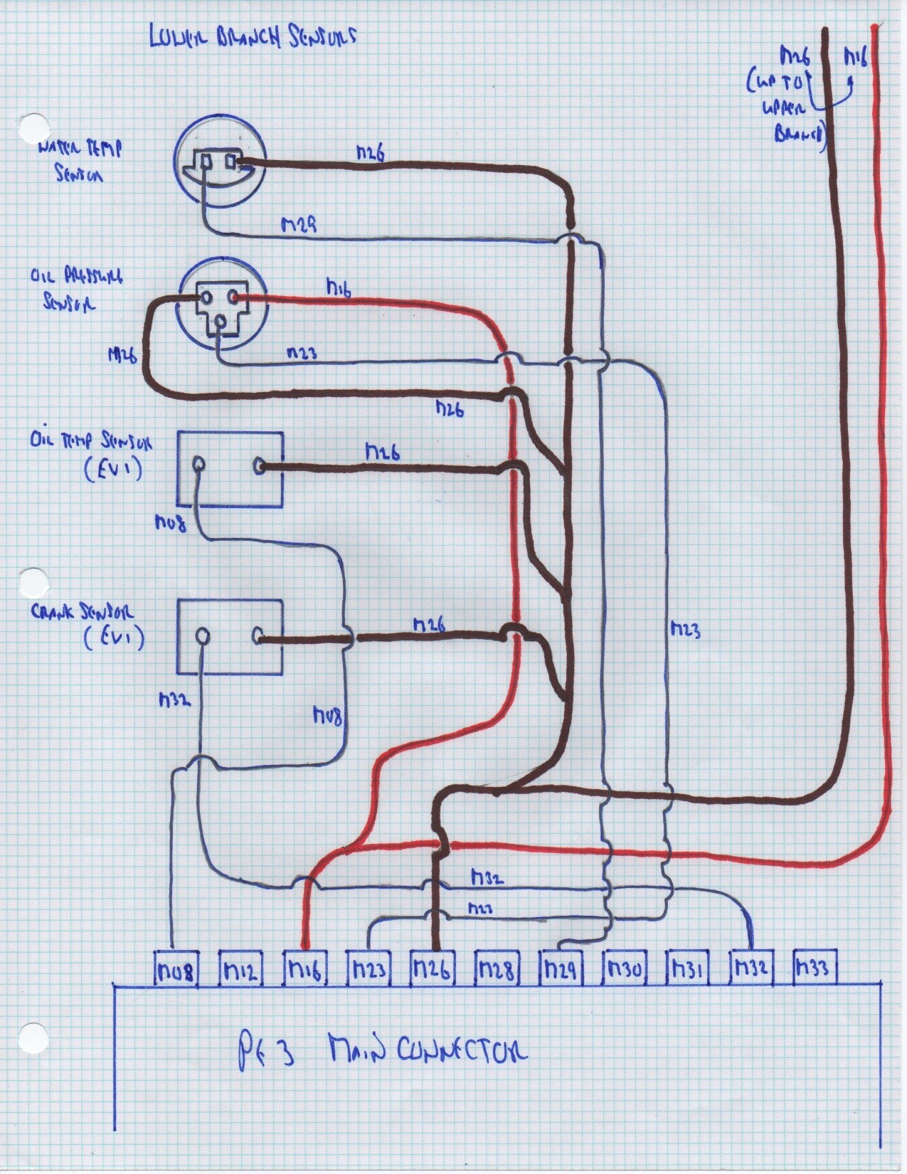 lower sensor branch wiring diagram