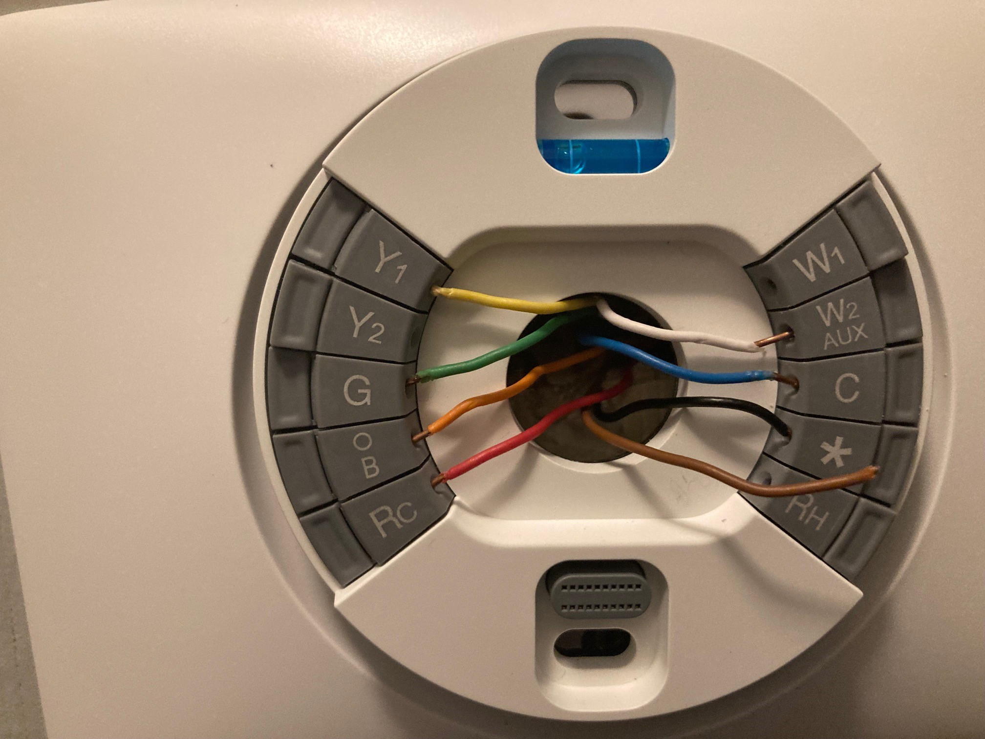 nest thermostat installation to furnace and heat pump