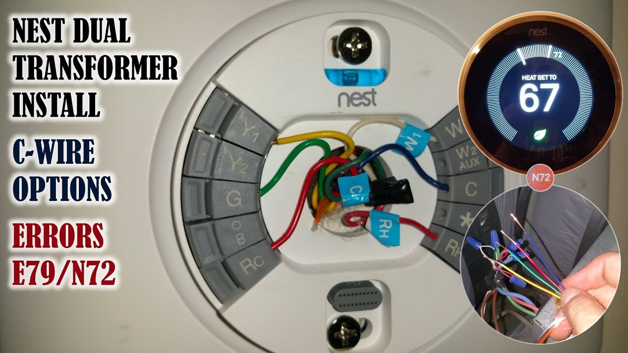 Nest Wiring Diagram 7 Wire Best Of Nest thermostat Install On A Dual Transformer System - How to Obtain A C Wire